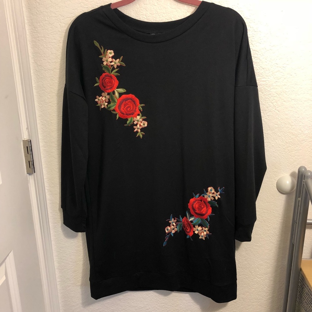 Floral long sleeve dress. Never worn.